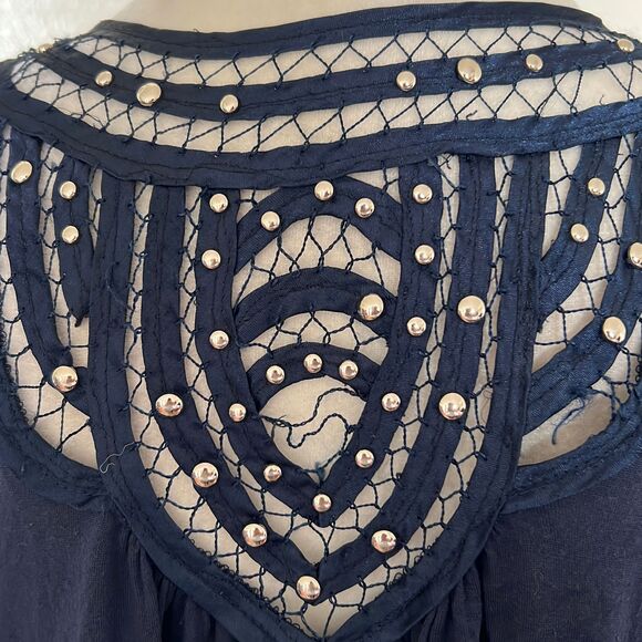 Torrid y2k waterfall vest navy blue size 2X - Picture 5 of 8